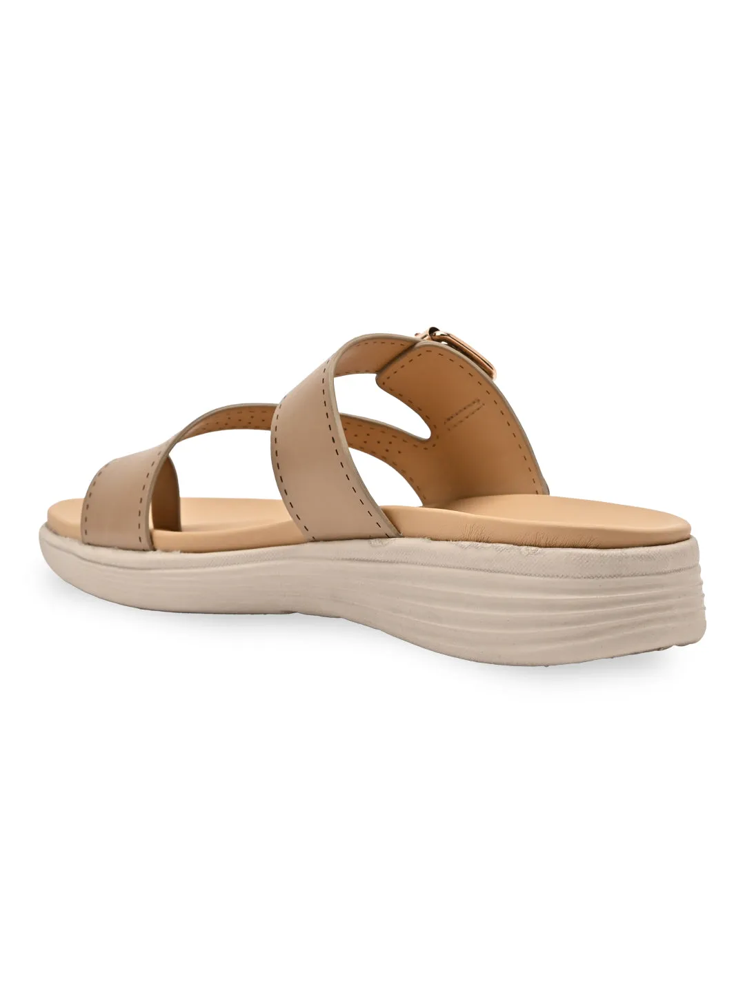 Rocia By Regal Taupe Women Comfort Casual Flats