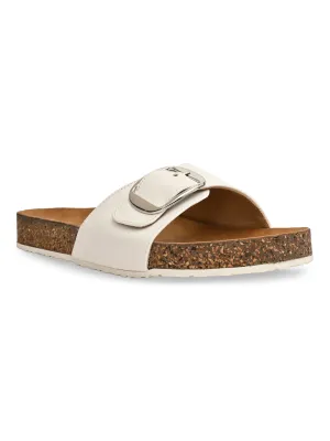 Rocia By Regal White Women Casual Flat Sliders