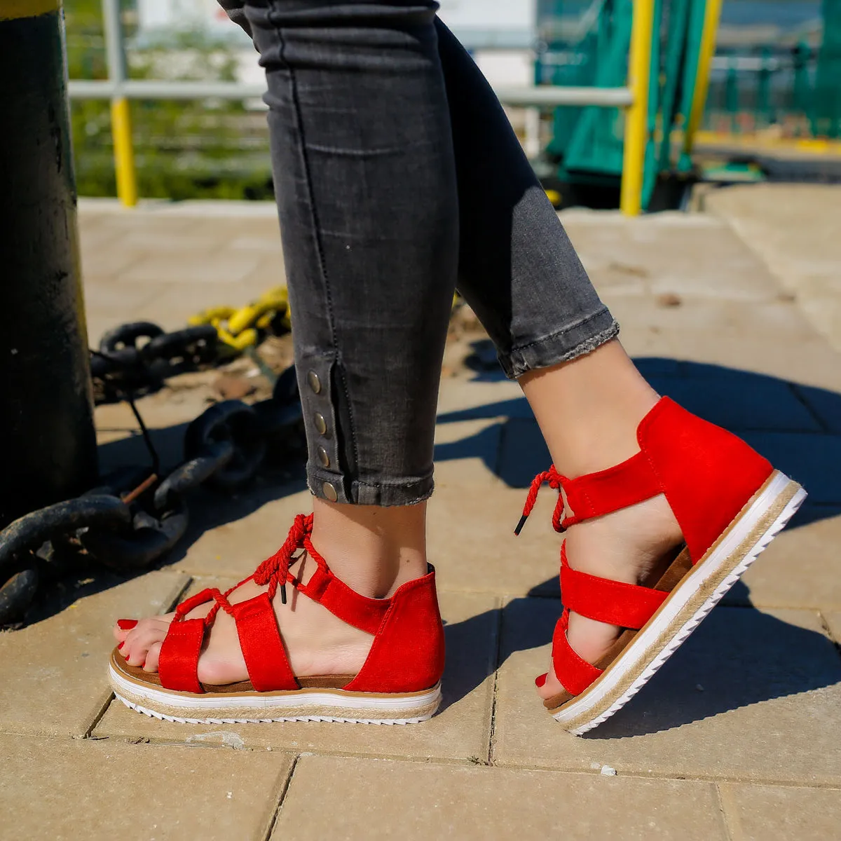 Sandale dama Corry - Red