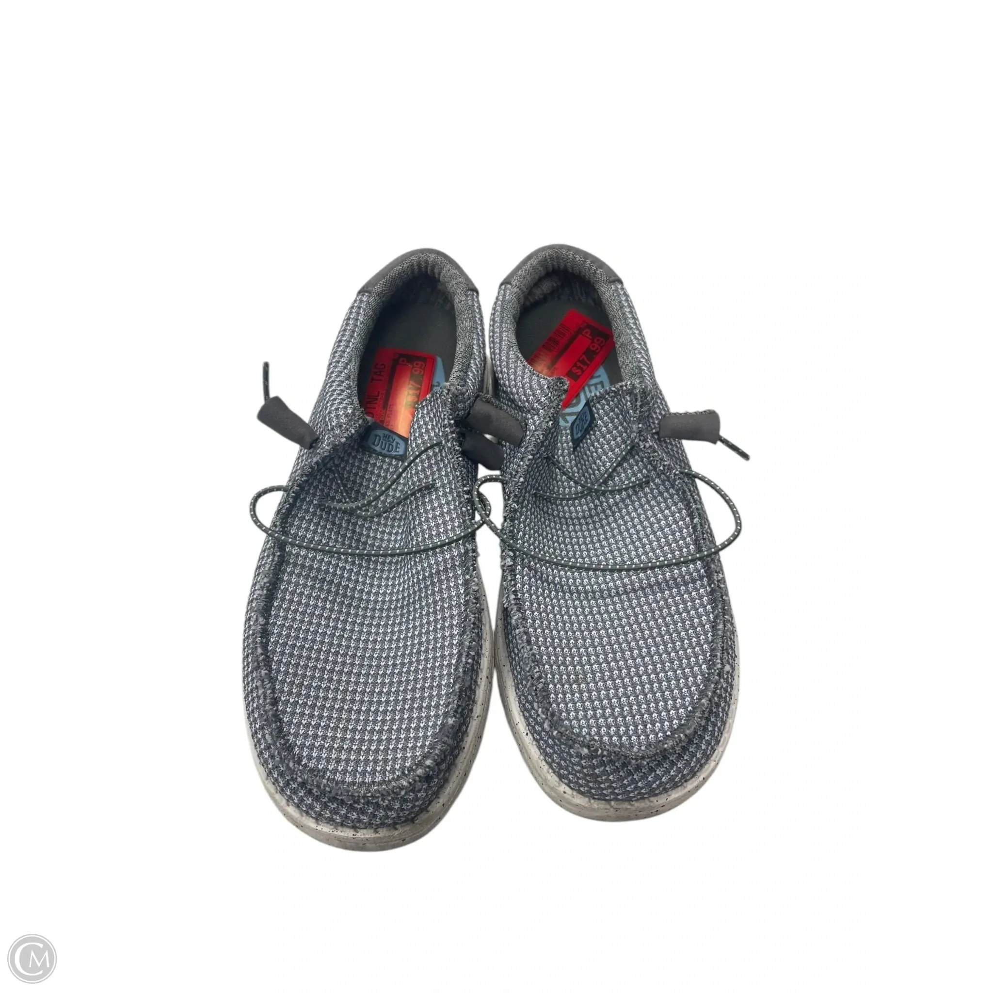 Shoes Flats By Hey Dude In Grey, Size: 9