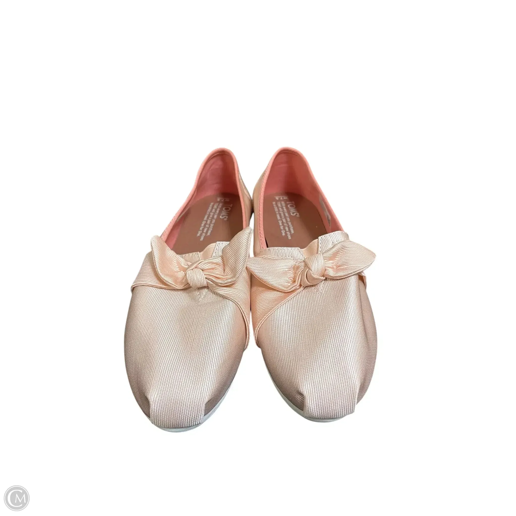 Shoes Flats By Toms In Pink, Size: 7.5