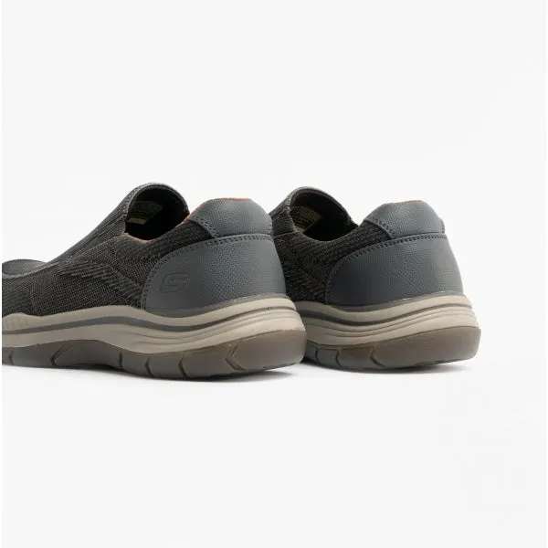 Skechers 204478/BLK EXPECTED 2.0-COWEN Mens Slip-On Moccasin Black