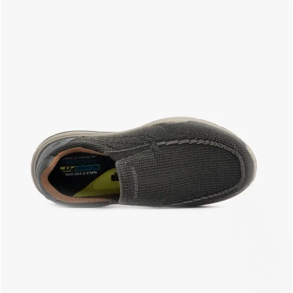 Skechers 204478/BLK EXPECTED 2.0-COWEN Mens Slip-On Moccasin Black