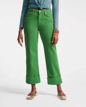 Smarty Cuffed Jeans - Green