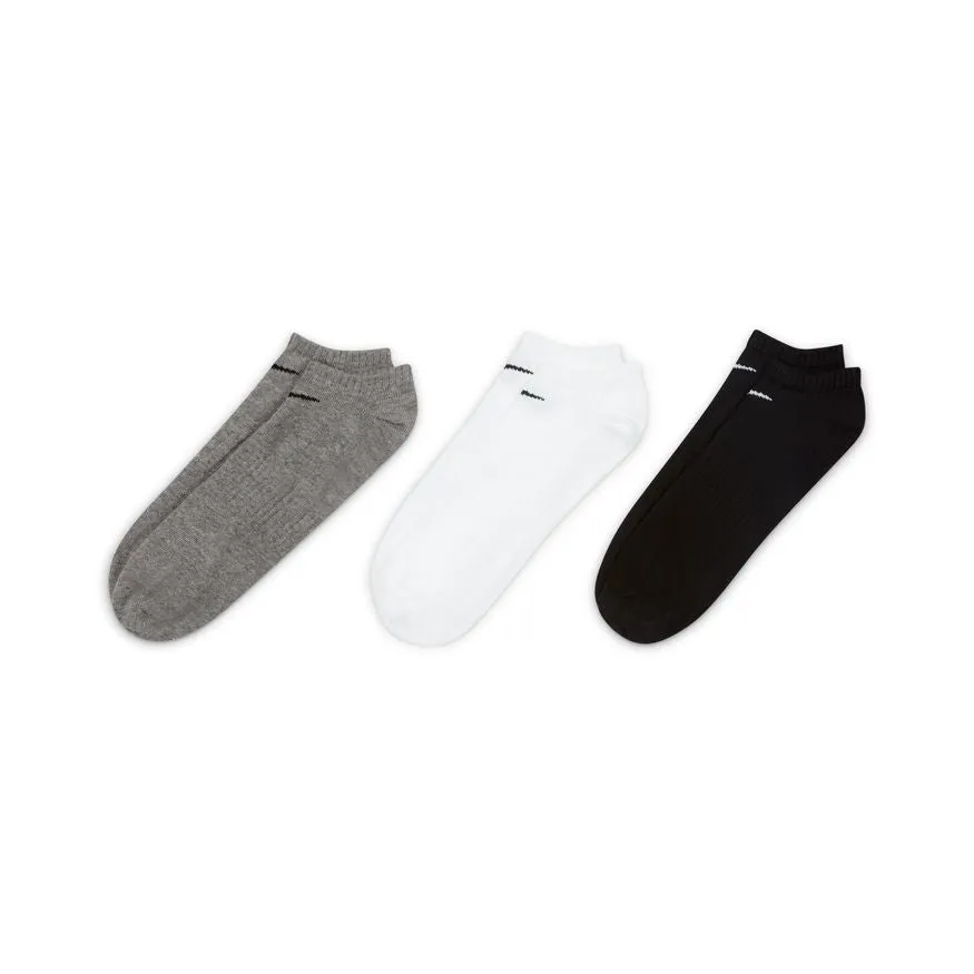 Socks No Show Lightweight 3 Pack Medium