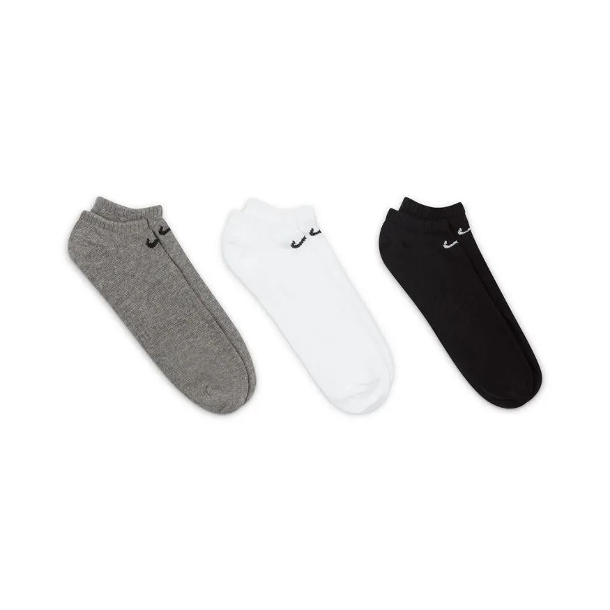 Socks No Show Lightweight 3 Pack Medium