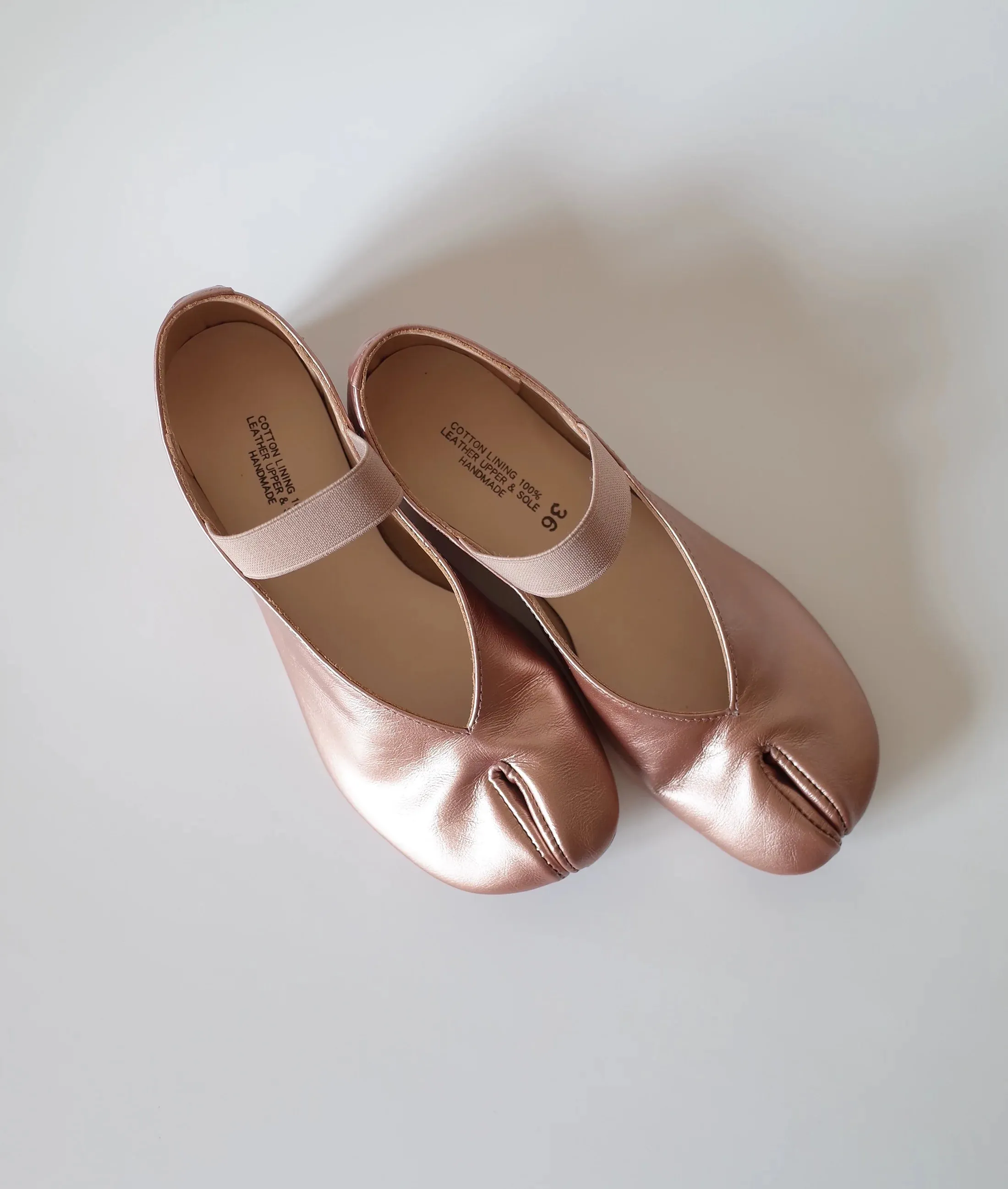 Split-Toe Ballet Flats