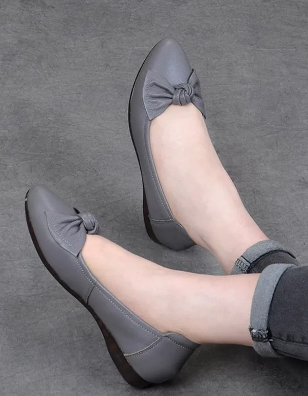 Spring Summer Pointed Toe Comfort Flat Shoes