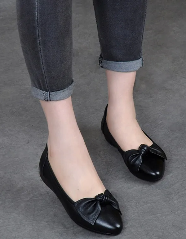 Spring Summer Pointed Toe Comfort Flat Shoes