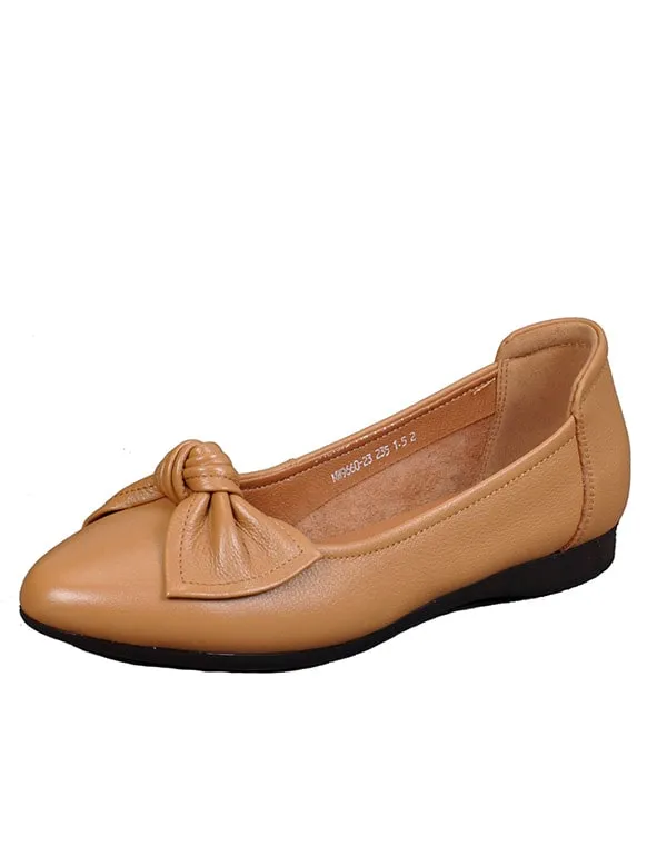 Spring Summer Pointed Toe Comfort Flat Shoes