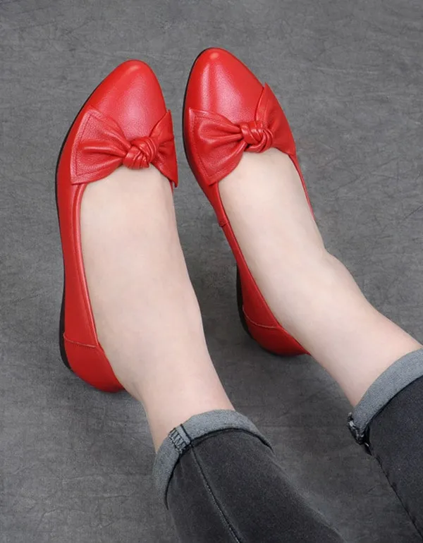 Spring Summer Pointed Toe Comfort Flat Shoes