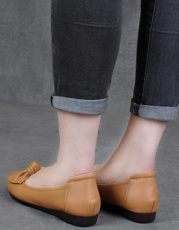 Spring Summer Pointed Toe Comfort Flat Shoes