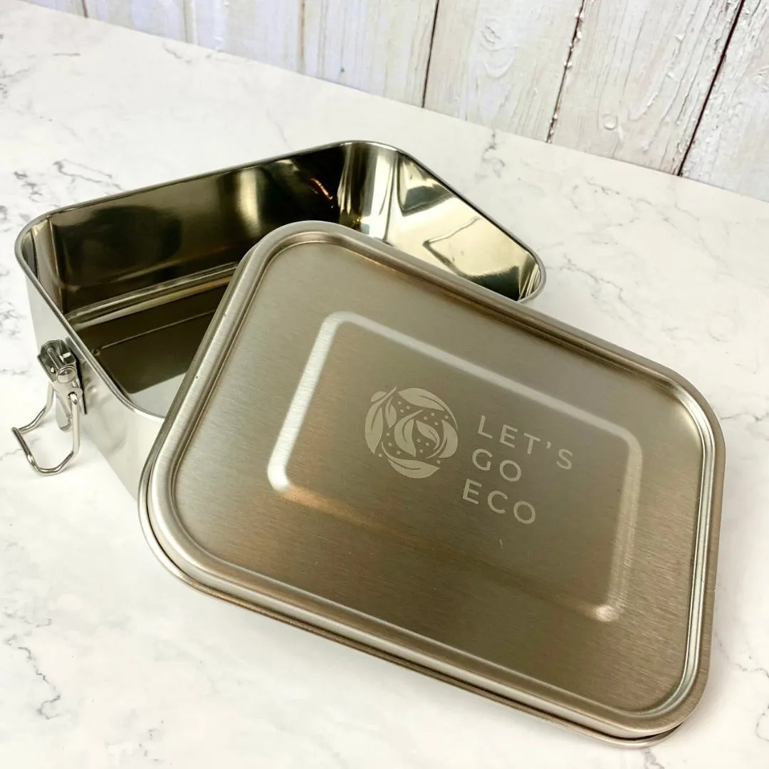 Stainless Steel Bento Box - 1 Tier, 1,200 ml