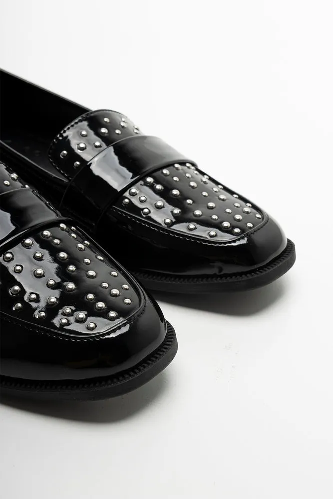 Studded Loafer Black