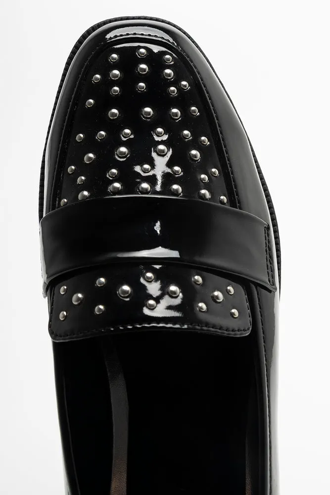 Studded Loafer Black