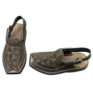 Stylish Peshawari Sandals for Men | Traditional Afghan Footwear Nk-019