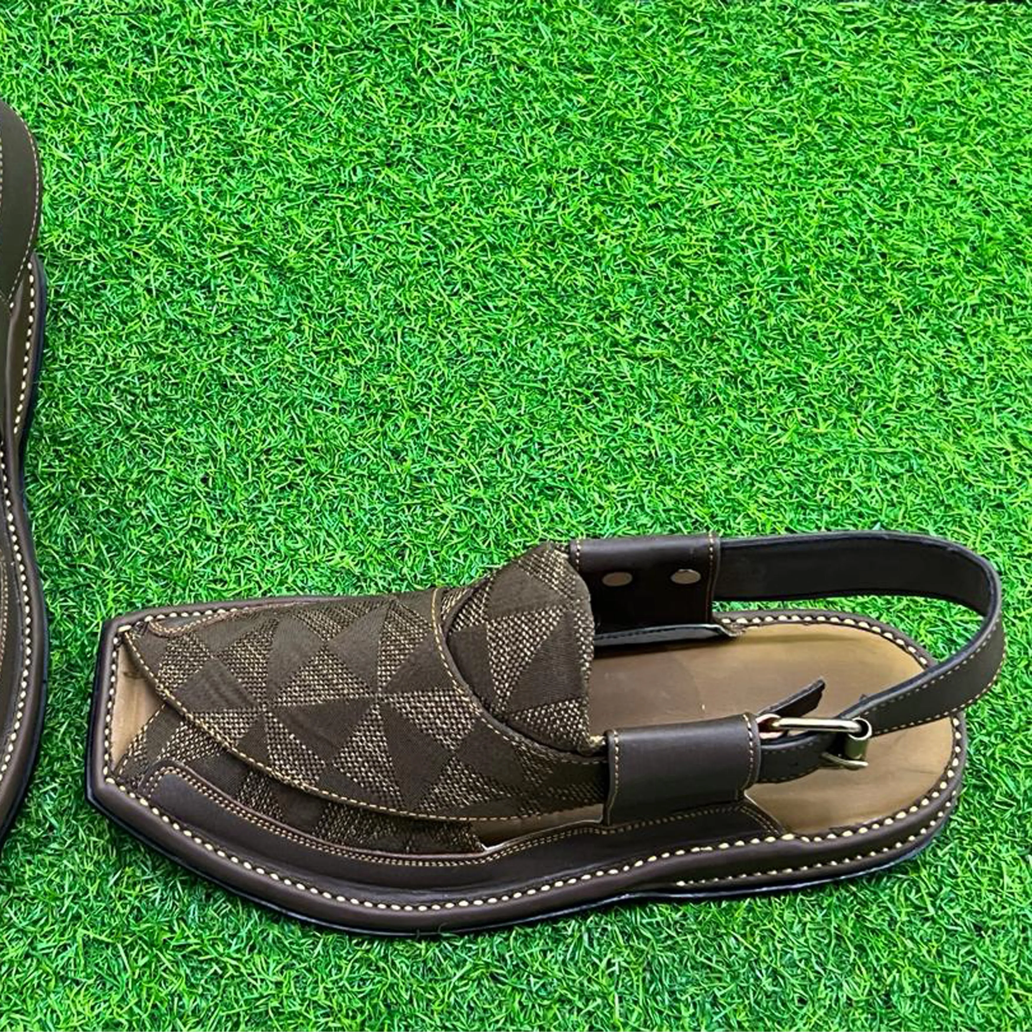 Stylish Peshawari Sandals for Men | Traditional Afghan Footwear Nk-019