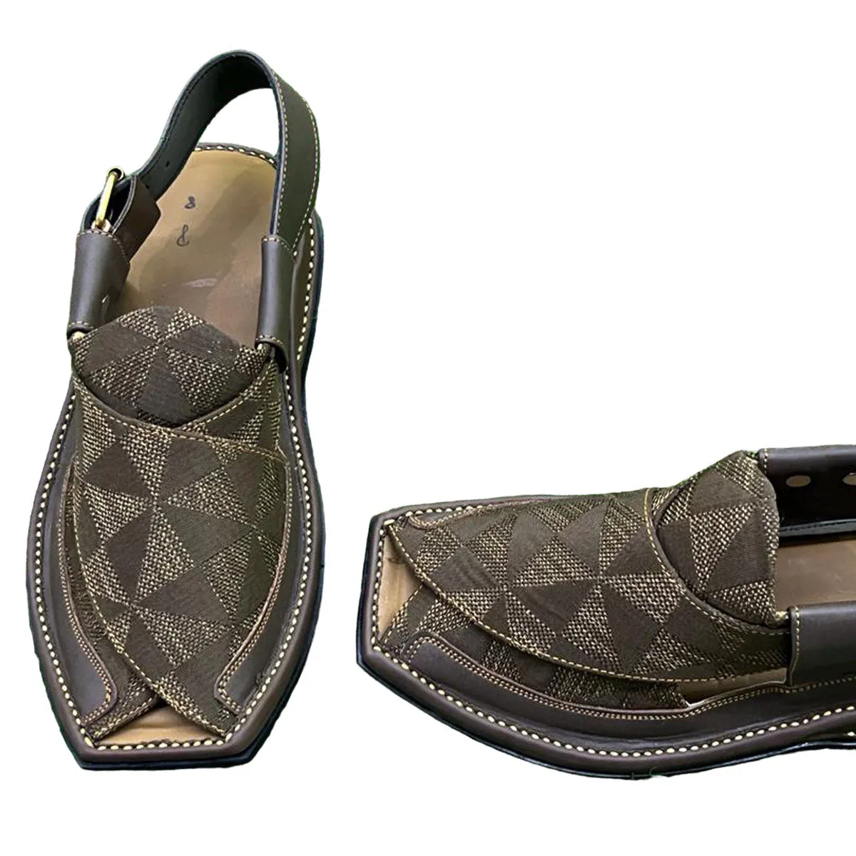 Stylish Peshawari Sandals for Men | Traditional Afghan Footwear Nk-019