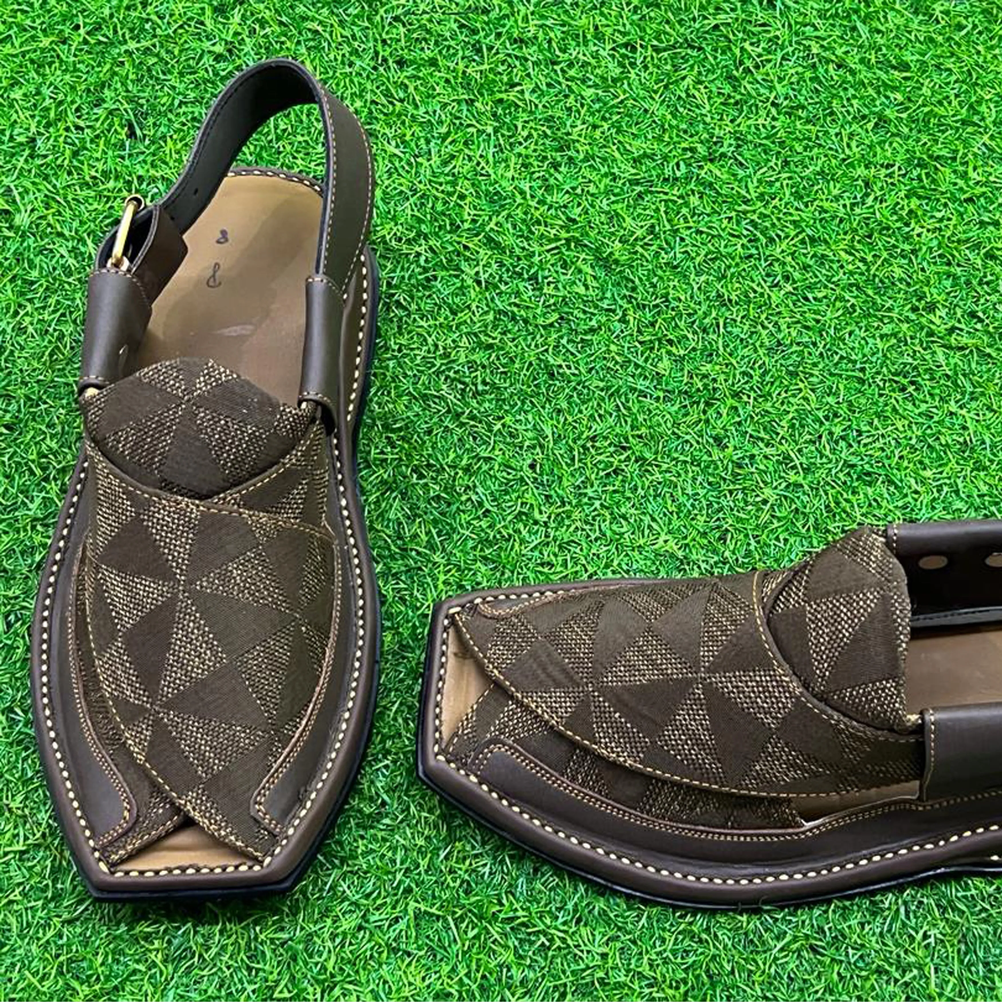 Stylish Peshawari Sandals for Men | Traditional Afghan Footwear Nk-019