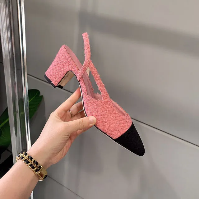 Summer Woolen Small Fragrant Wind Sandals Mixed Colors
