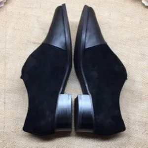 Tahari Lucy Black Oxford Flat 10M