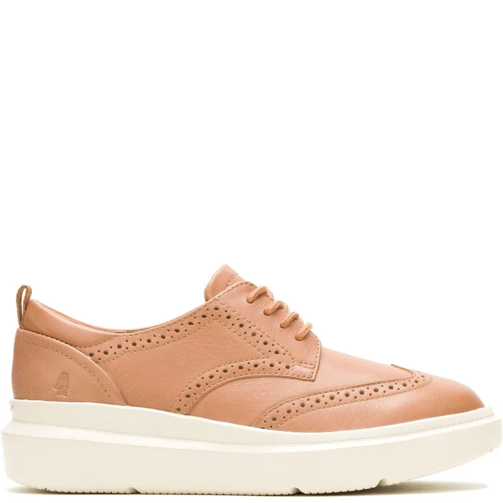 Tan Joy Wingtip Lace Ups