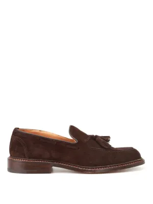 Tassel Loafers In Brown Suede