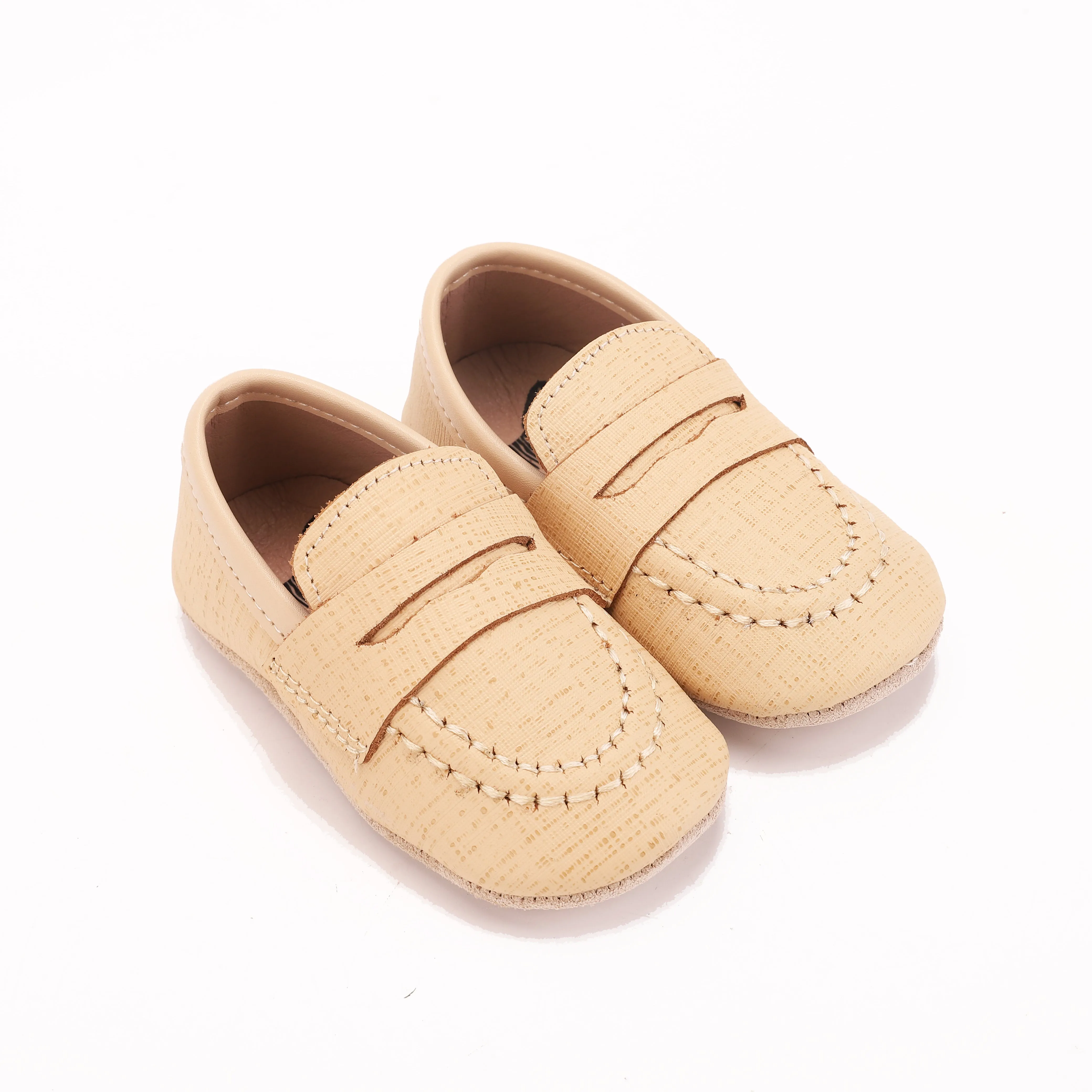 Textured Penny Loafer - Soft Sole