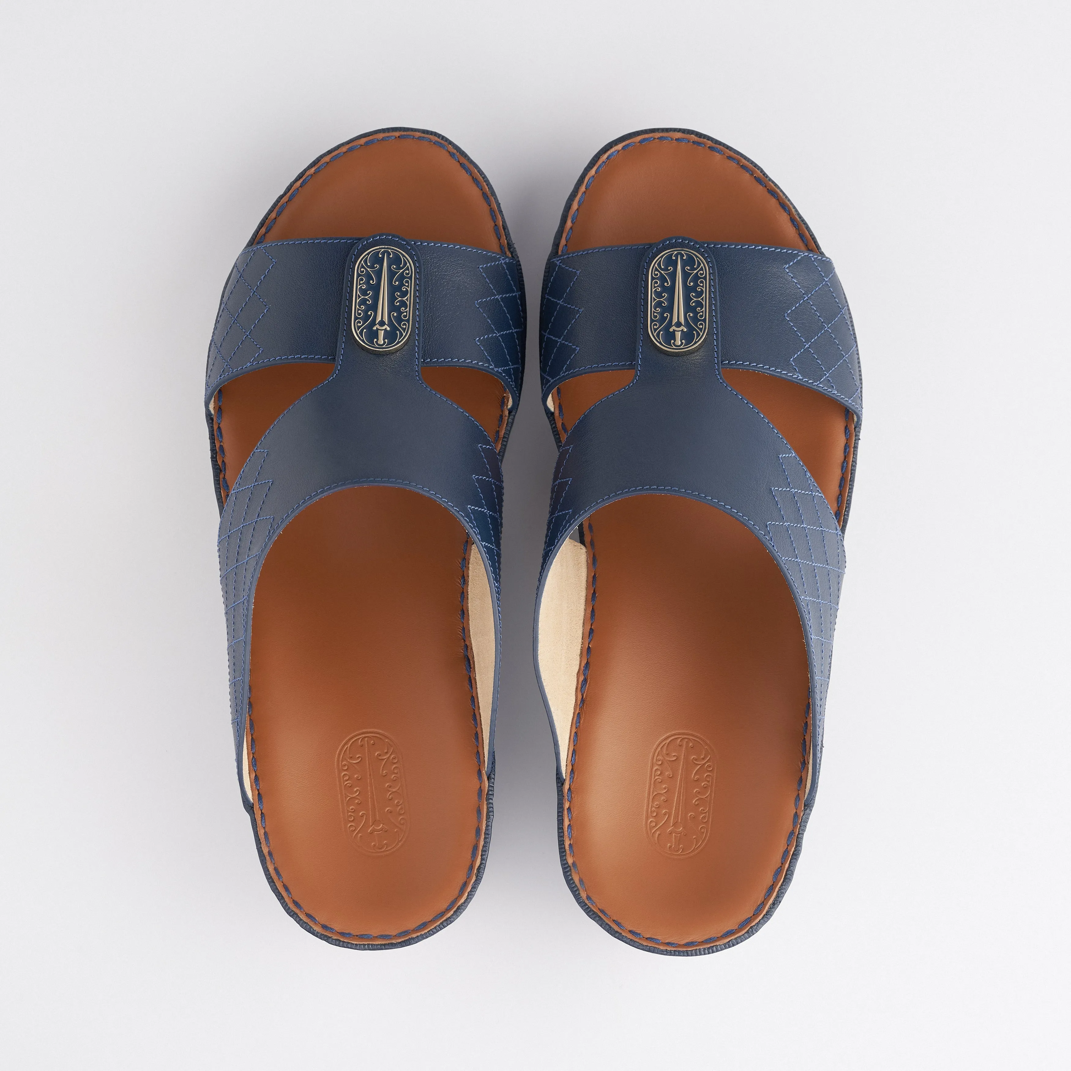 The Classic Diamond - Indigo Blue Nappa