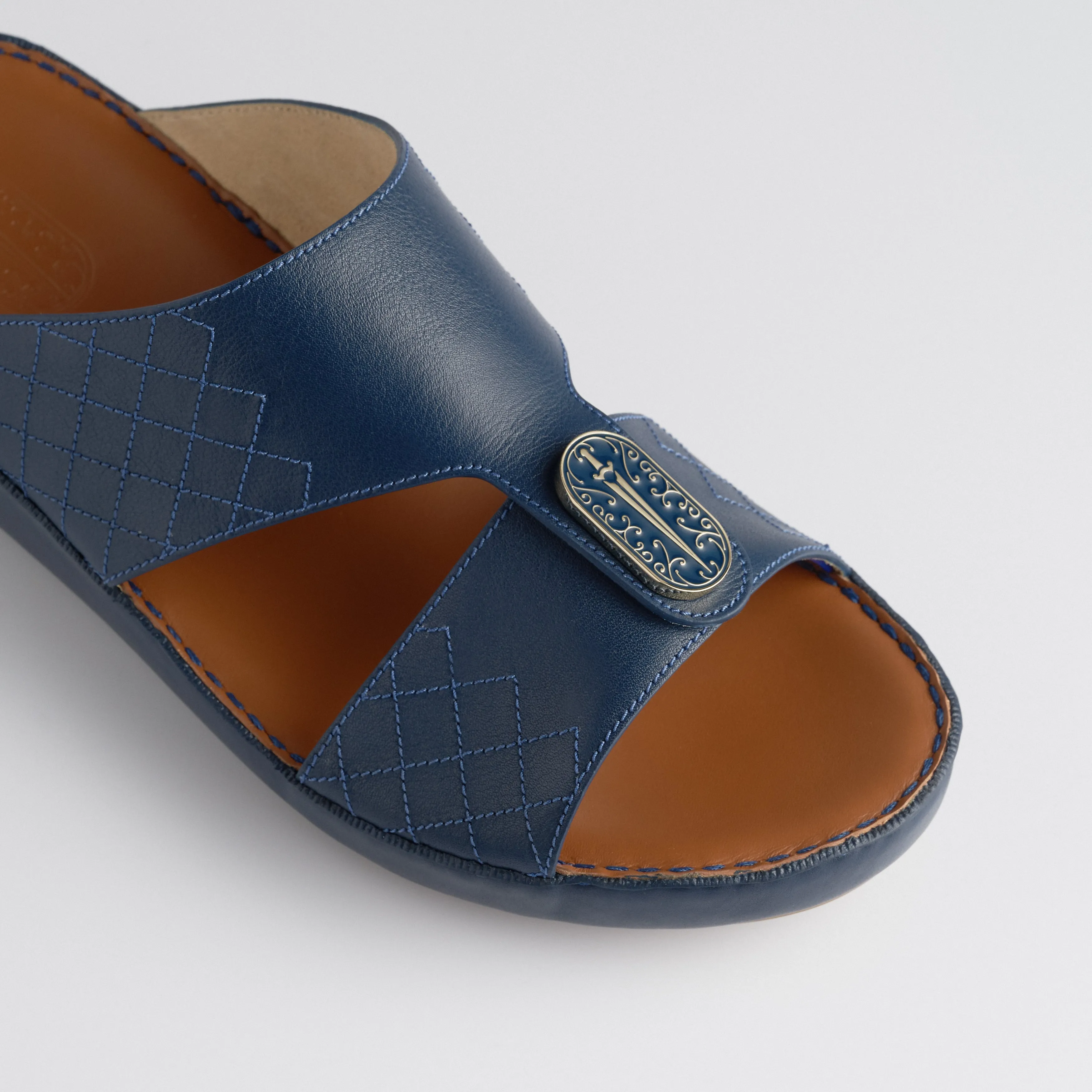 The Classic Diamond - Indigo Blue Nappa