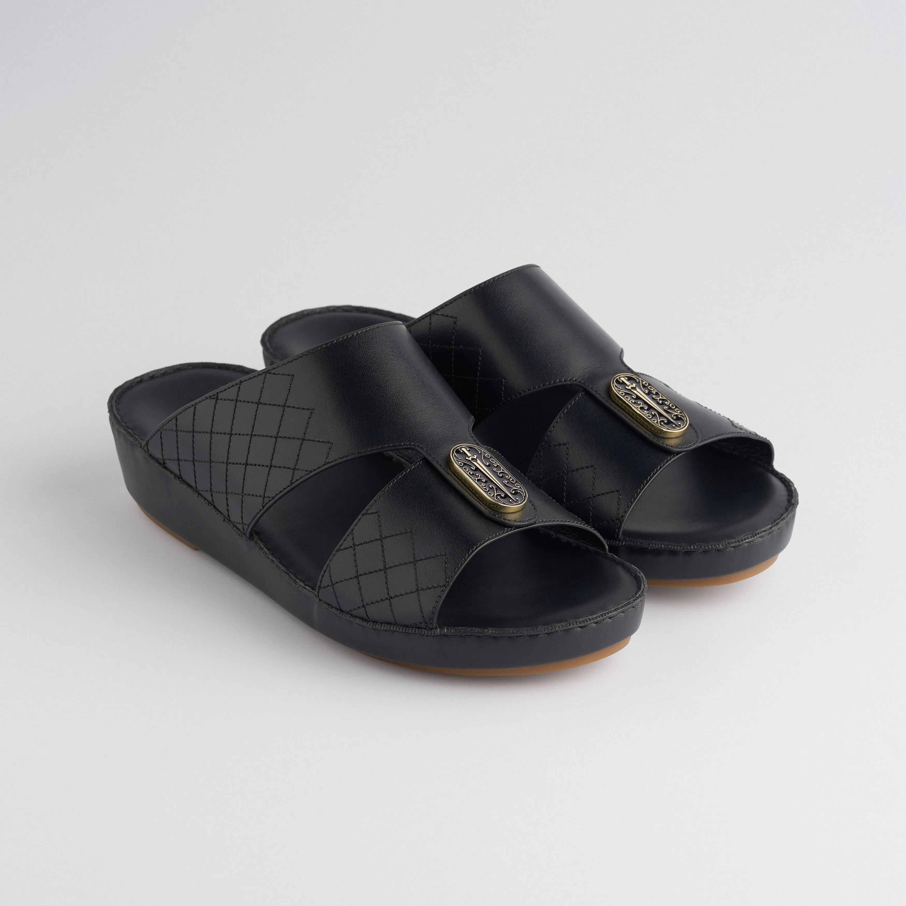 The Classic Diamond -  Obsidian Black Nappa