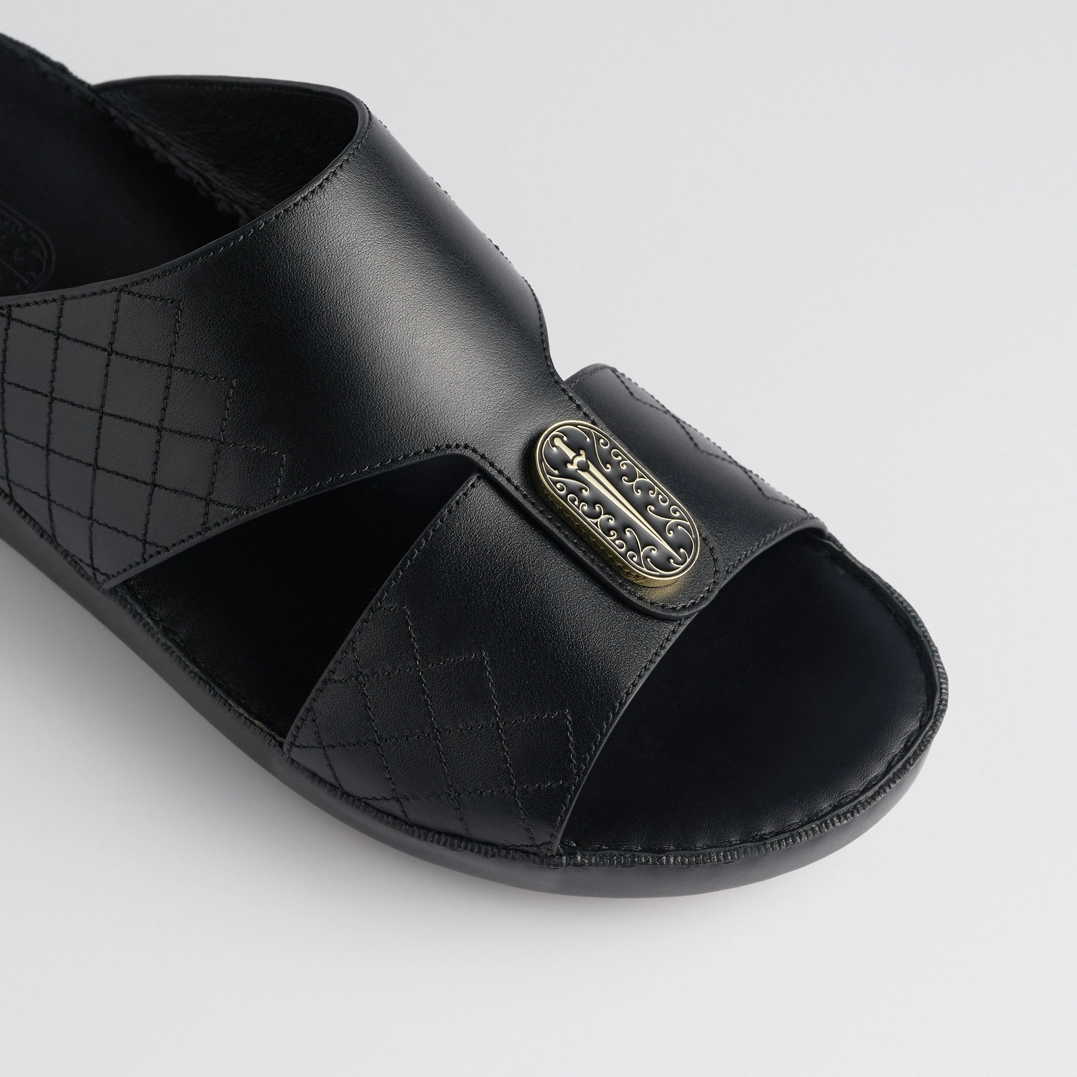 The Classic Diamond -  Obsidian Black Nappa