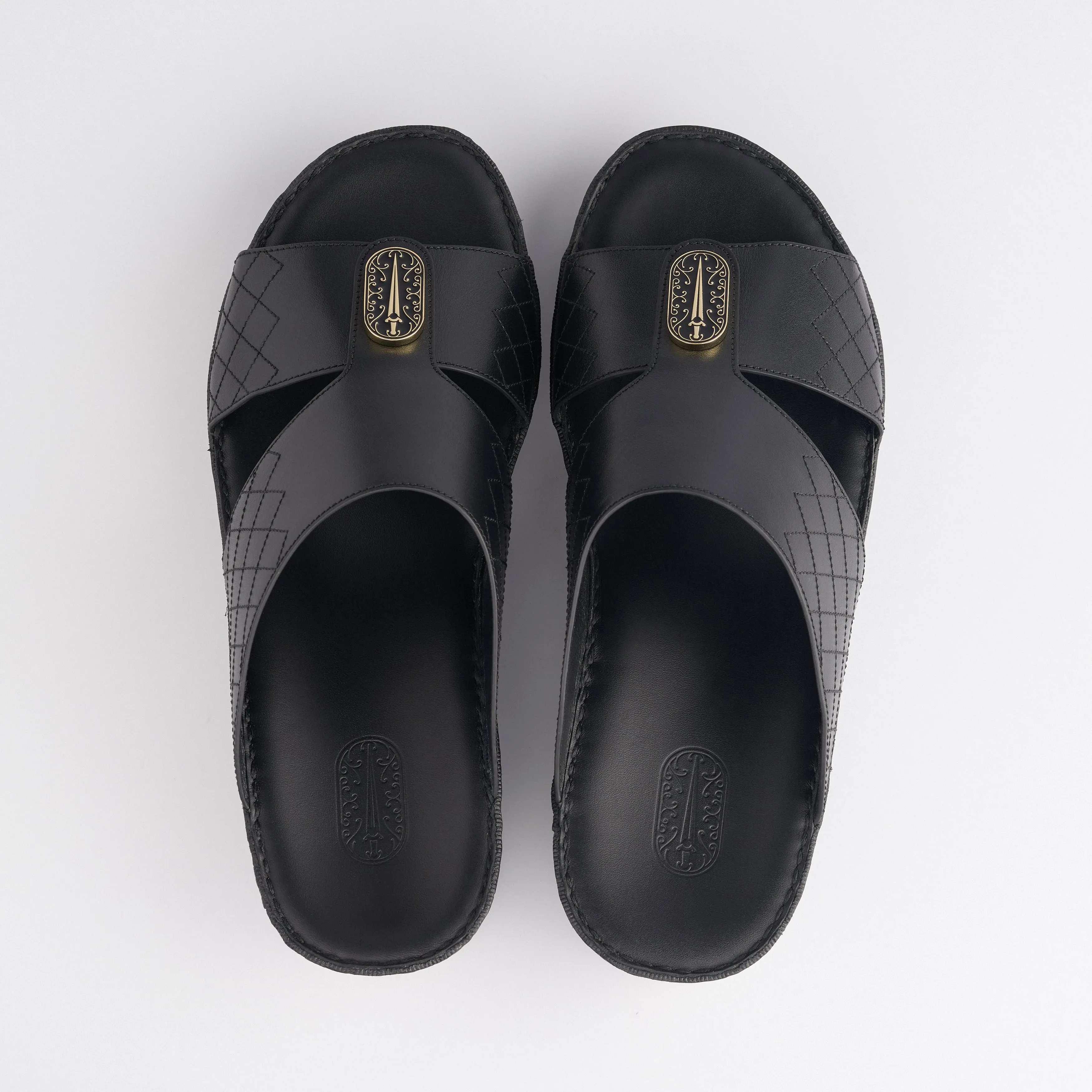 The Classic Diamond -  Obsidian Black Nappa