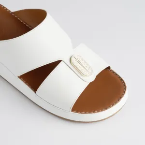 The Classic - Noble White Nappa (Wide Fit)