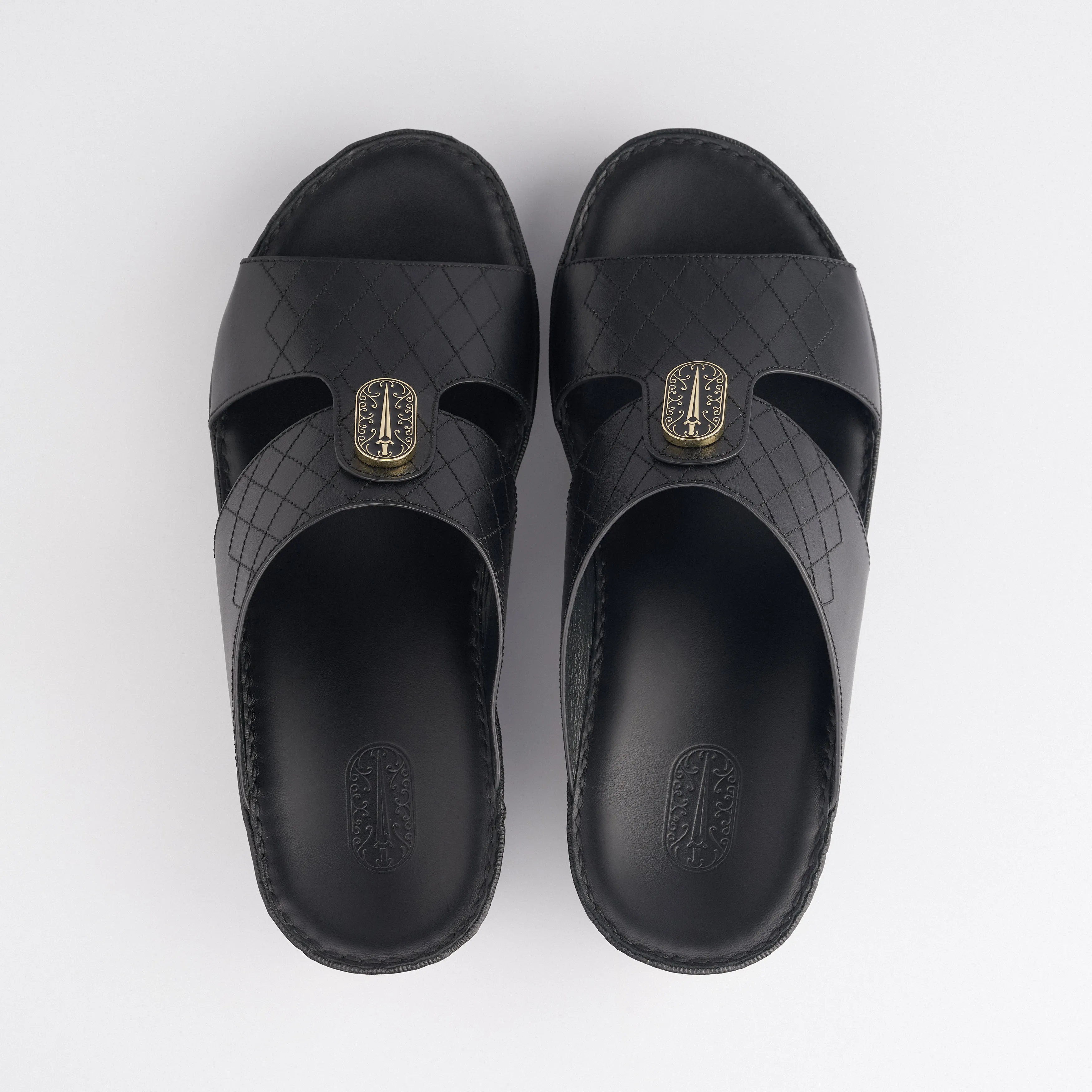 The Crown Diamond - Obsidian Black Nappa