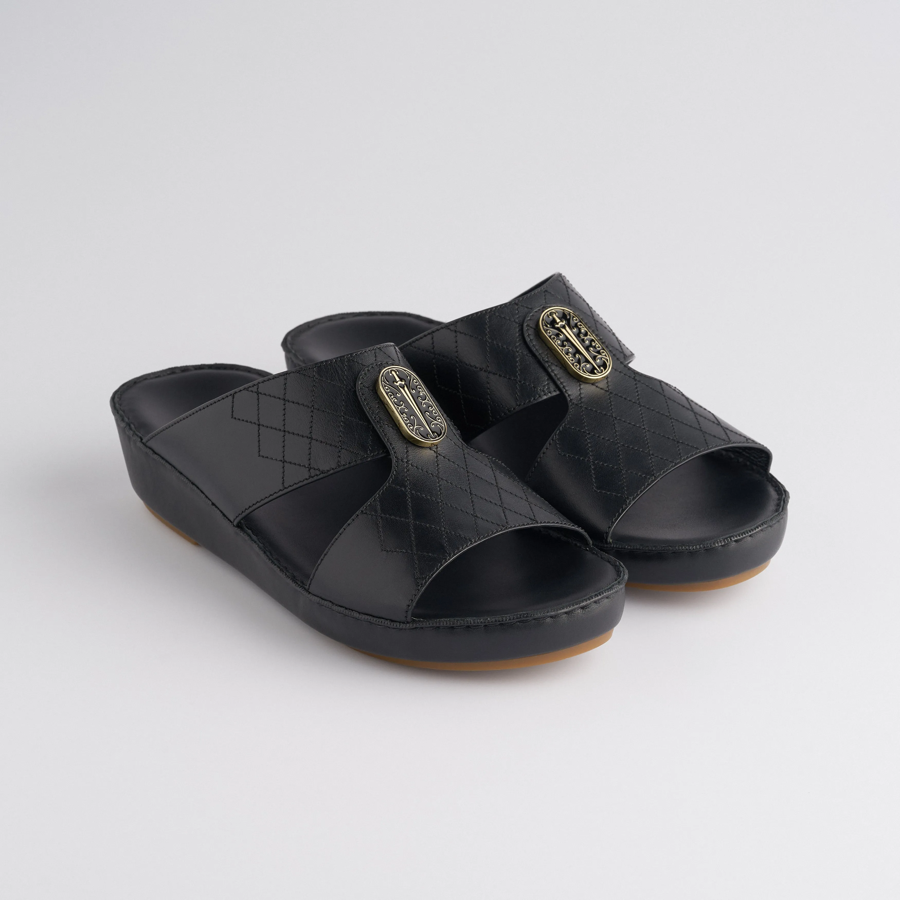 The Crown Diamond - Obsidian Black Nappa