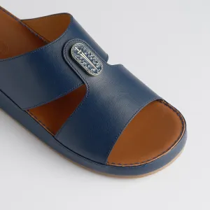 The Crown - Indigo Blue Nappa (Wide Fit)