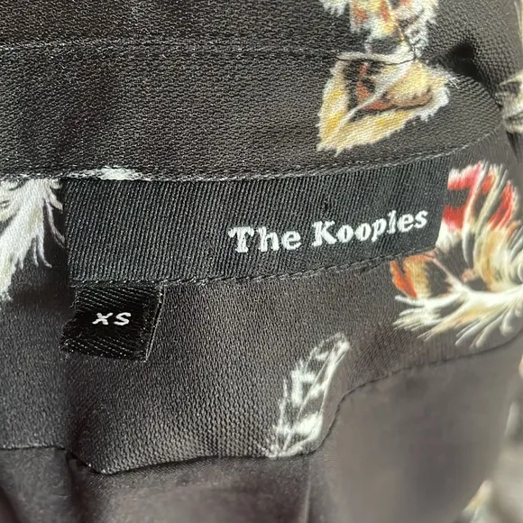 The Kooples feather print blazer XS