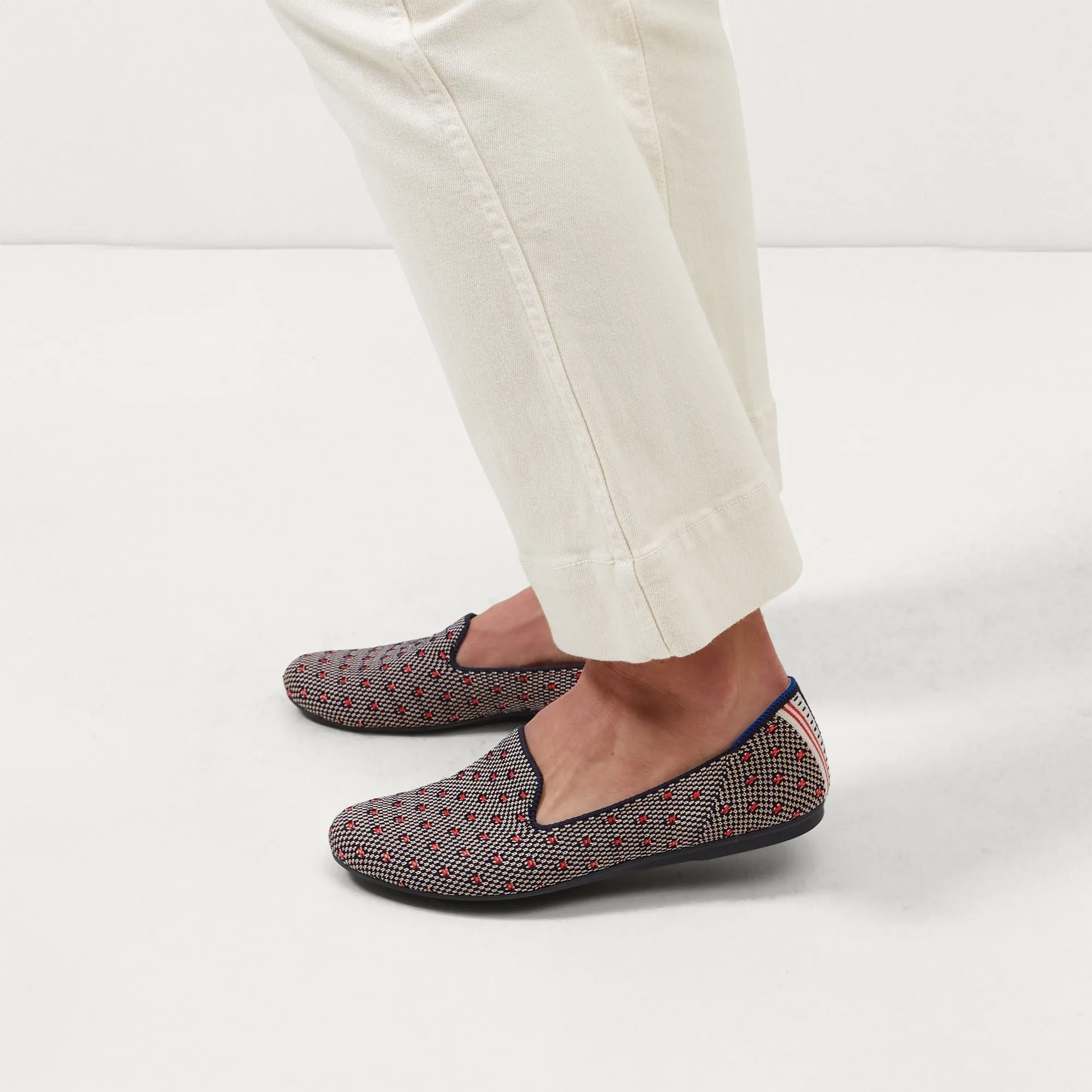 The Loafer - Coral Dot