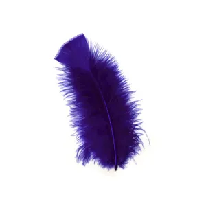 Turkey Feather Flats Dyed - Regal