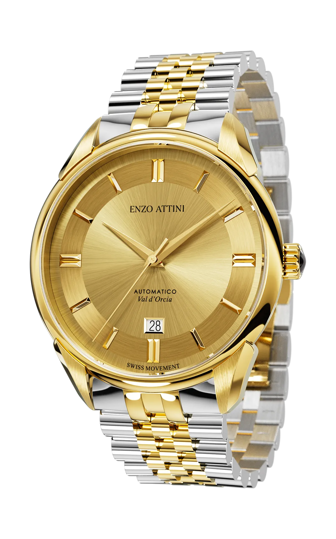 Val d'Orcia Automatic - President Bracelet  / Swiss Movement