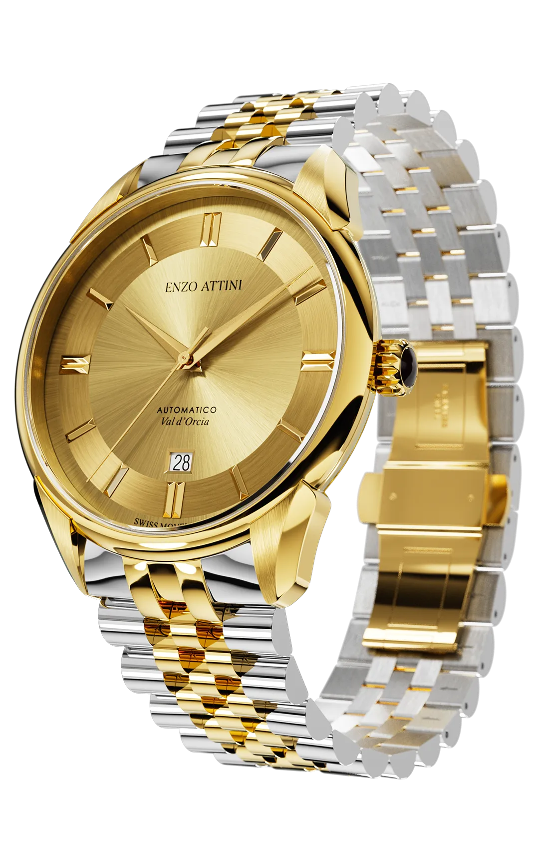 Val d'Orcia Automatic - President Bracelet  / Swiss Movement