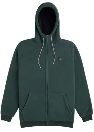 Vissla Eco-zy Polar Zip Hoodie Fleece - Evergreen