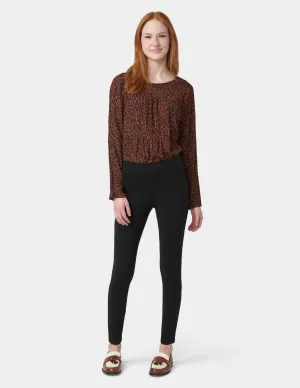 Wide Waistband Blackout Cotton Leggings