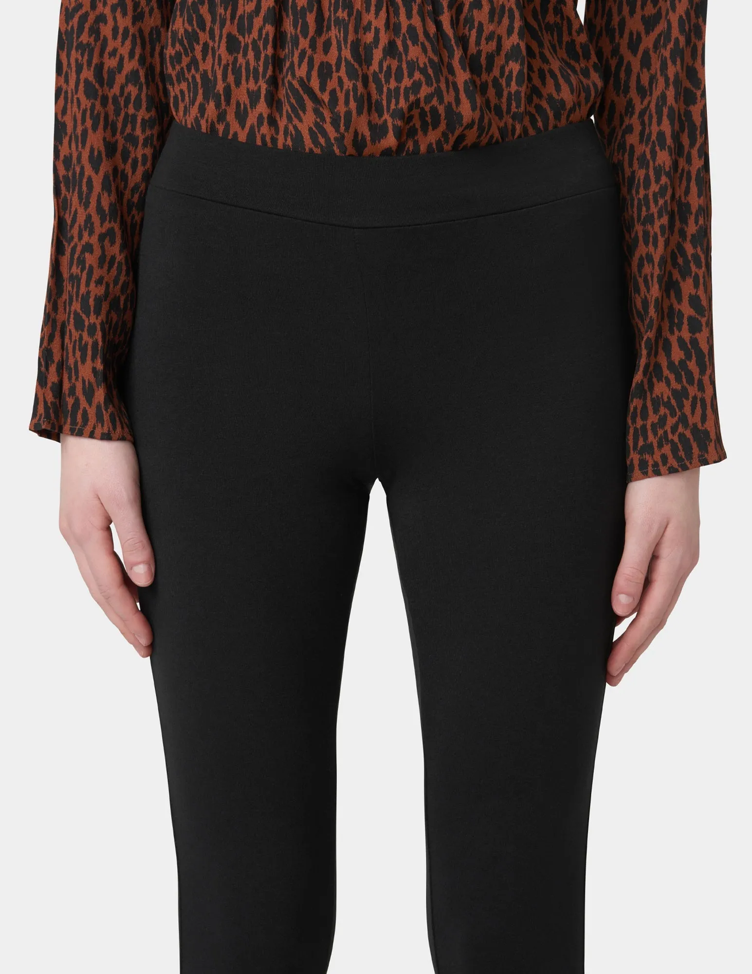 Wide Waistband Blackout Cotton Leggings