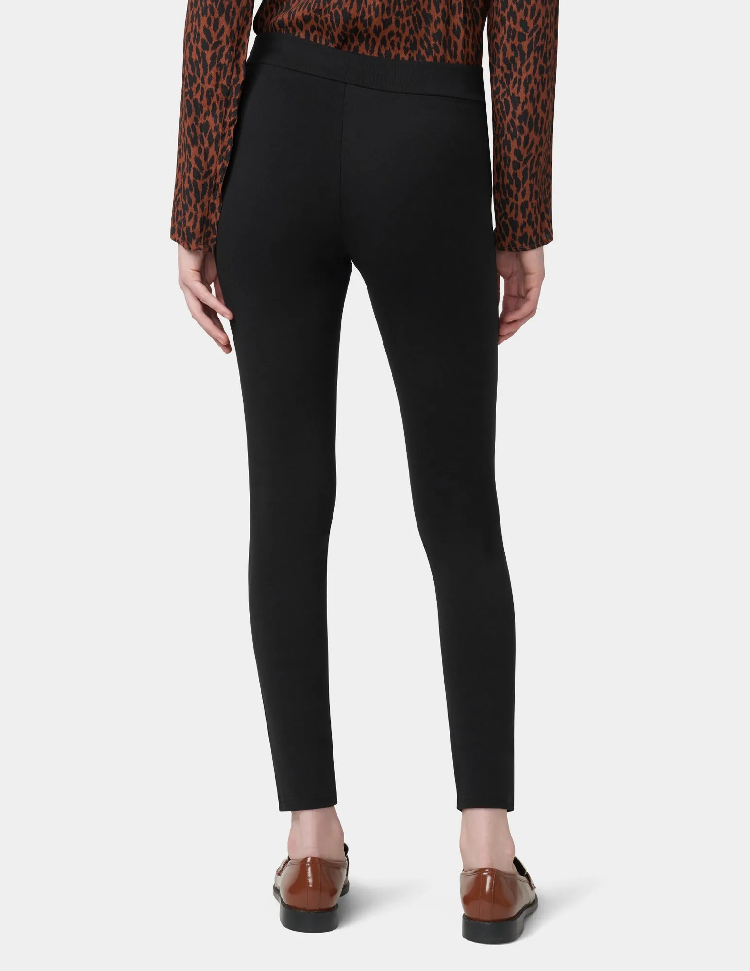 Wide Waistband Blackout Cotton Leggings