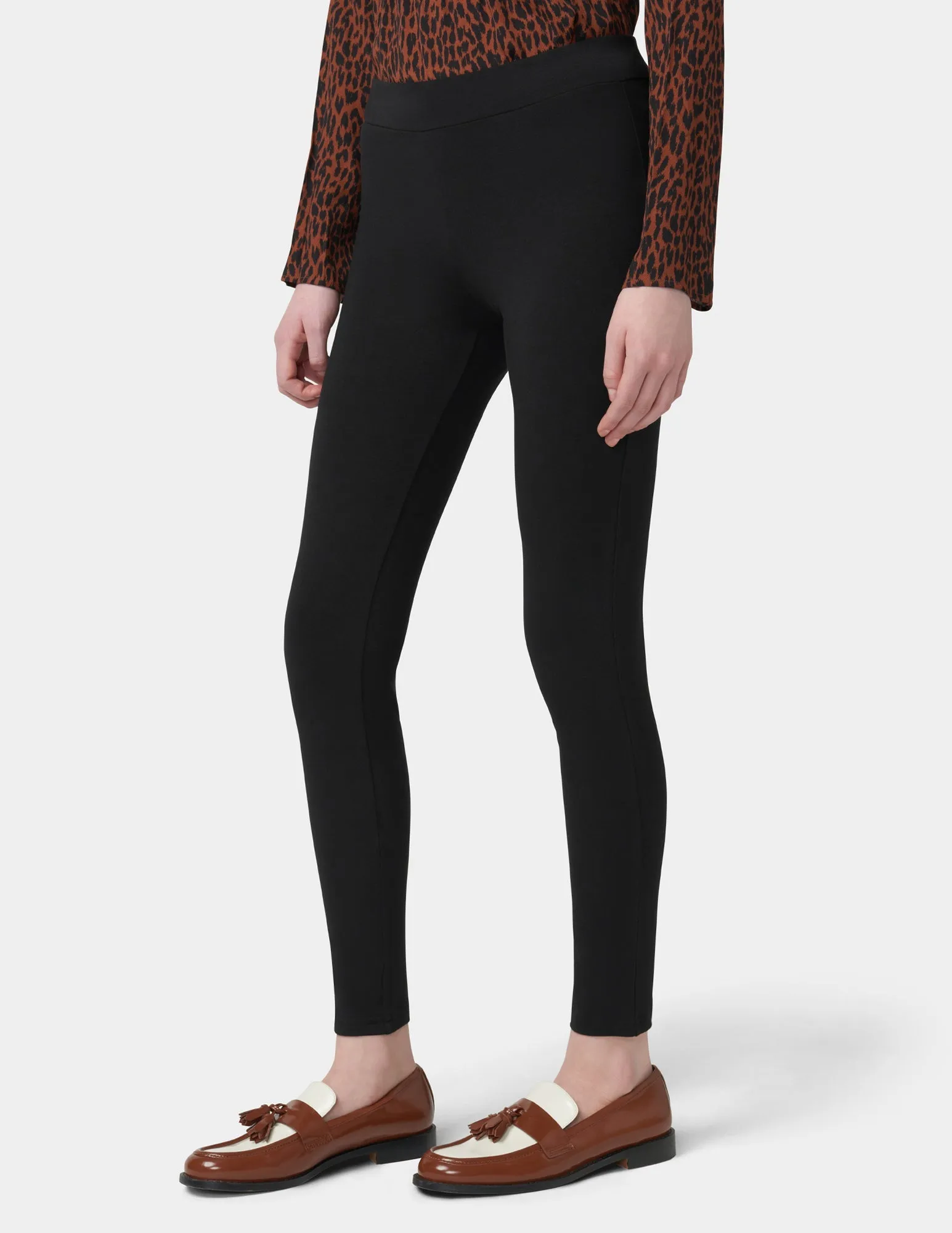 Wide Waistband Blackout Cotton Leggings
