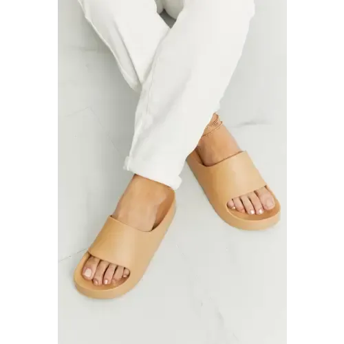 Wild Diva Summer Feels Platform Slides Elevate Your Sunny Style