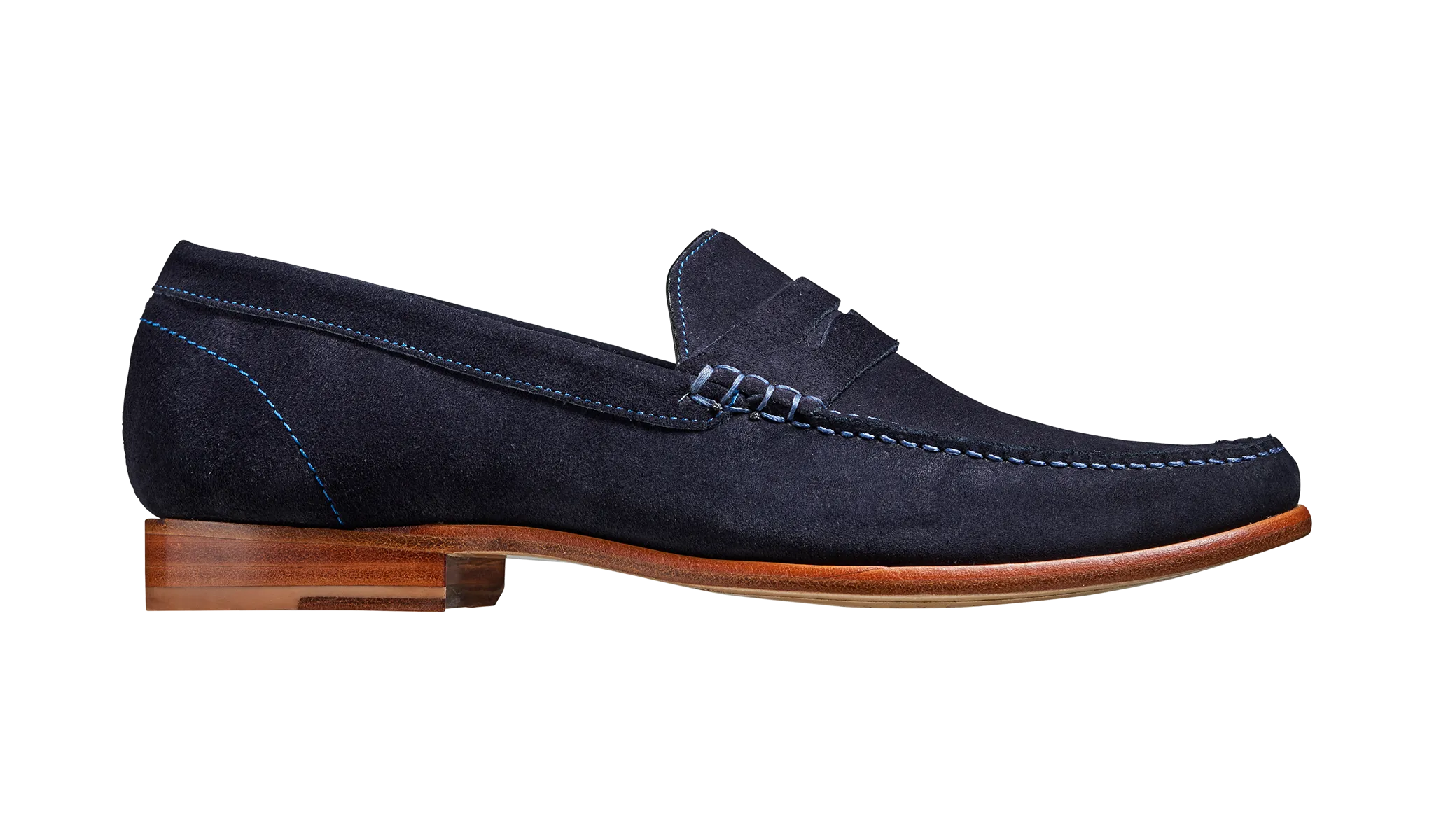 William - Dark Navy Suede Loafer