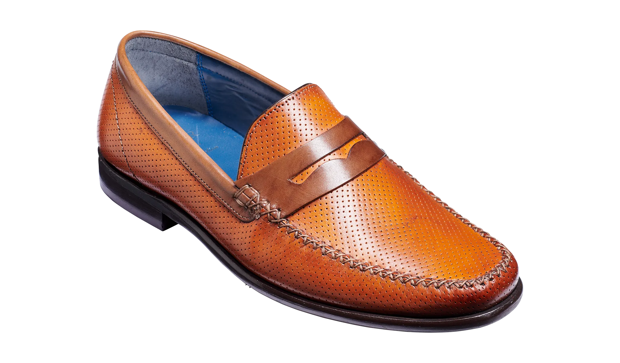 William - Rosewood Perf Hand Painted / Brown Saddle